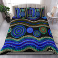 bedding-set-aboriginal-dot-unique-style-blue