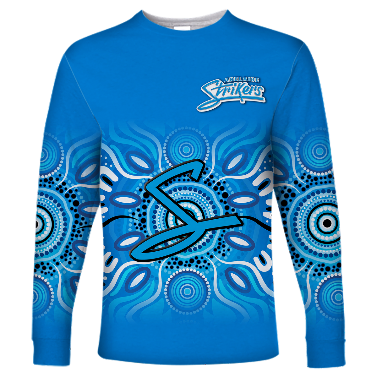 (Custom Personalised) Adelaide Strikers Aboriginal Cricket 2022 Long Sleeve Shirt - LT12