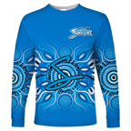 (Custom Personalised) Adelaide Strikers Aboriginal Cricket 2022 Long Sleeve Shirt - LT12