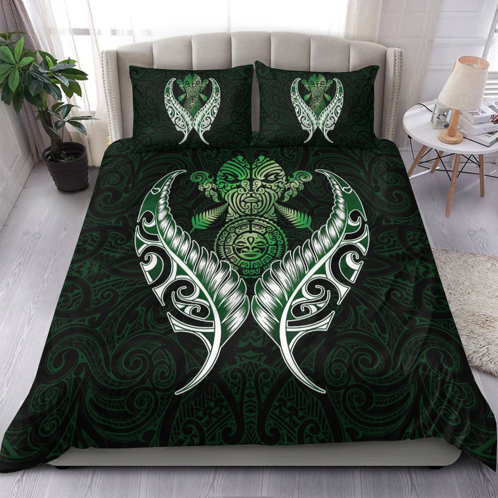 new-zealand-silver-fern-bedding-set-green