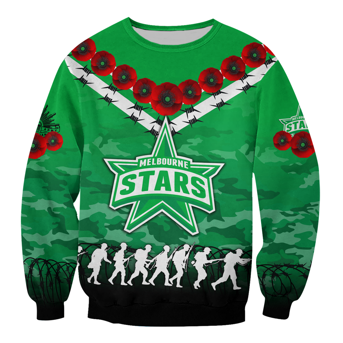 custom-personalised-melbourne-stars-anzac-2022-sweatshirt-camouflage-with-poppy