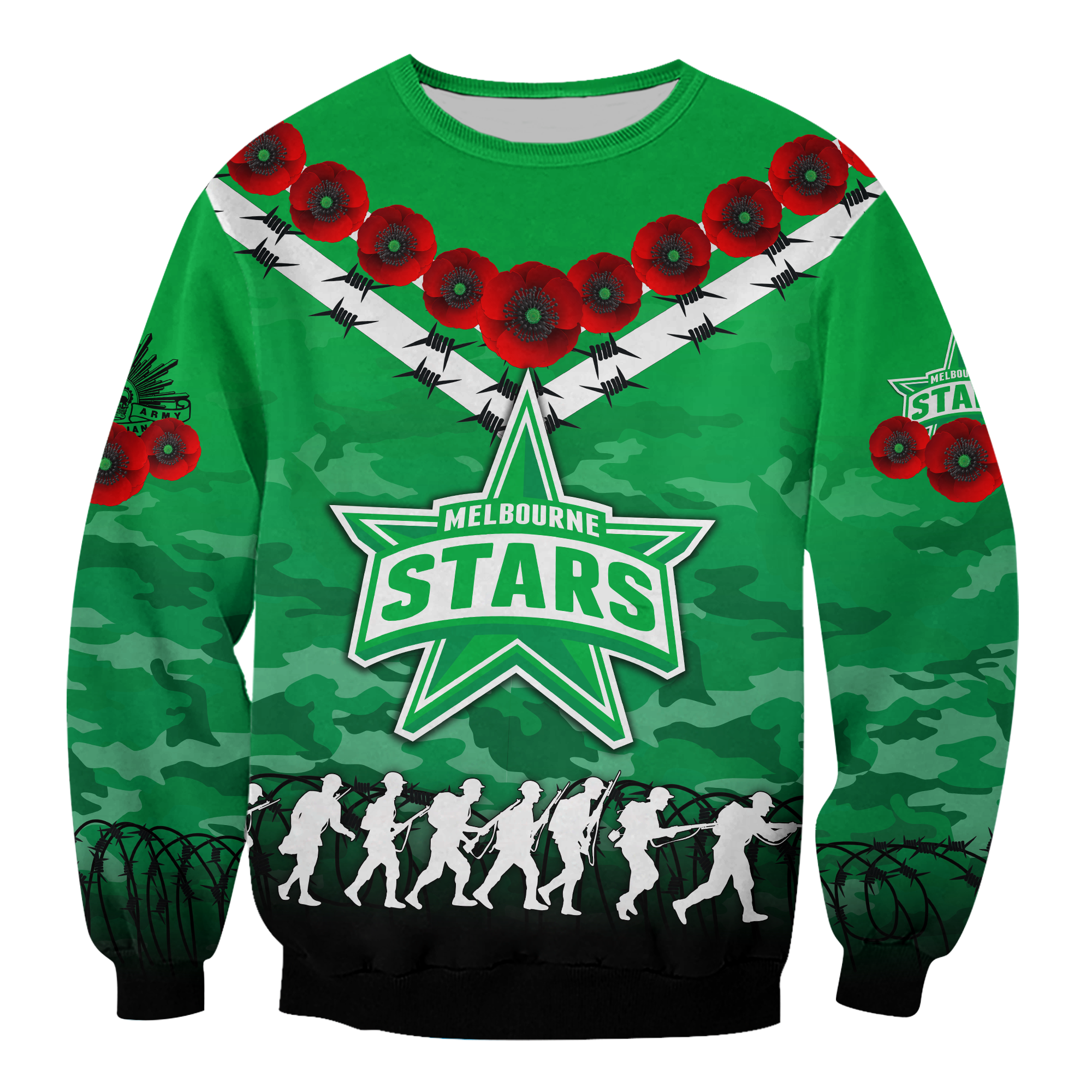 custom-personalised-melbourne-stars-anzac-2022-sweatshirt-camouflage-with-poppy