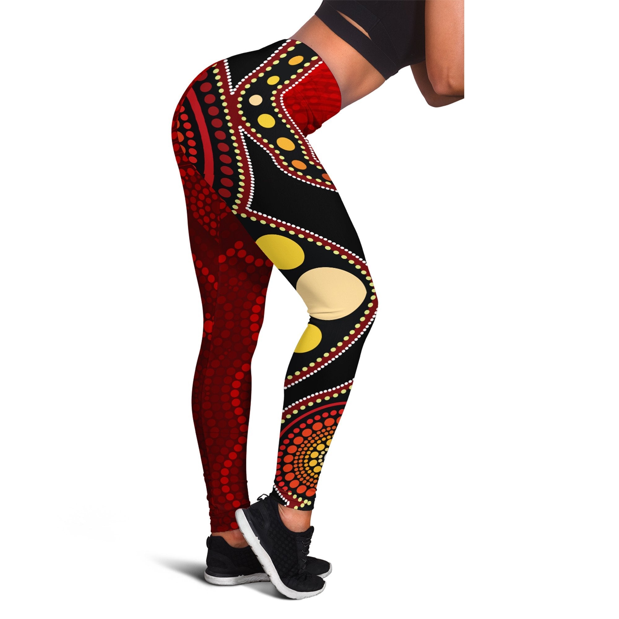 aboriginal-leggings-australia-aboriginal-lives-matter-flag-circle-dot-painting-art-tight-pants