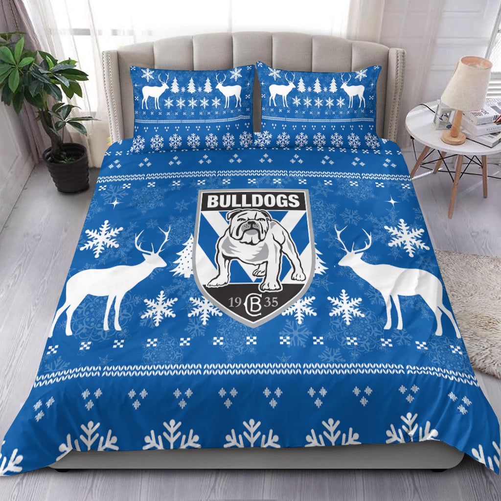 canterbury-bankstown-bulldogs-bedding-set-christmas-ugly-style