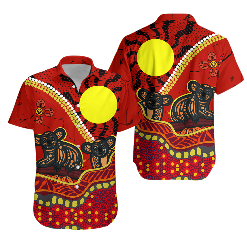 Aboriginal Koala Painting Hawaiian Shirt