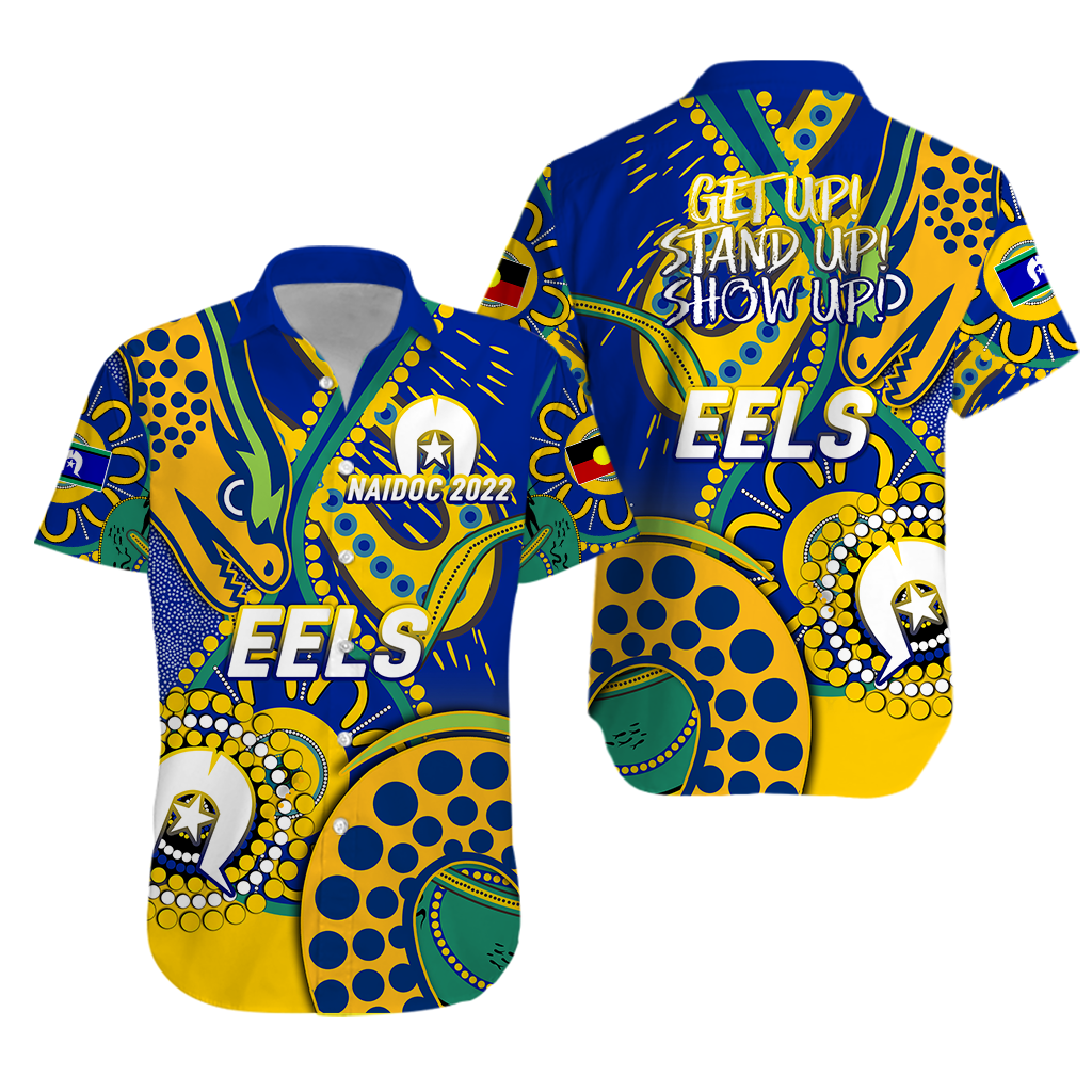 Eels Rugby NAIDOC 2022 Aboriginal Hawaiian Shirt
