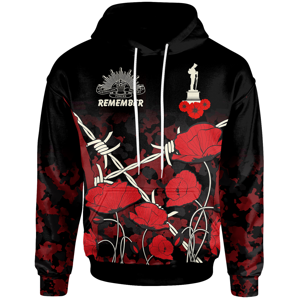 anzac-hoodie-anzac-with-remembrance-poppy-flower-ver2