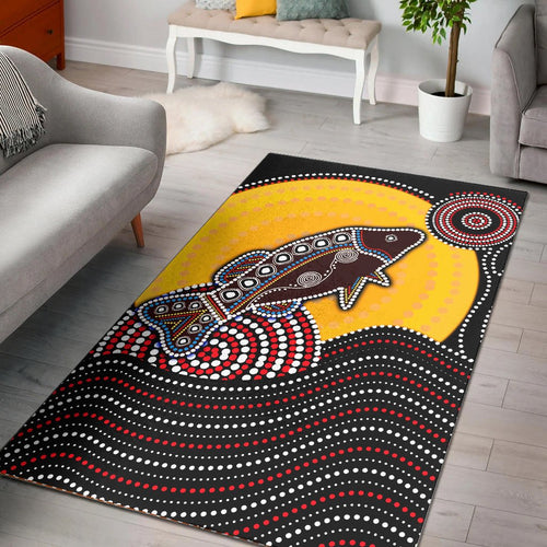 aboriginal-area-rug-dreamtime-fish-aboriginal-style