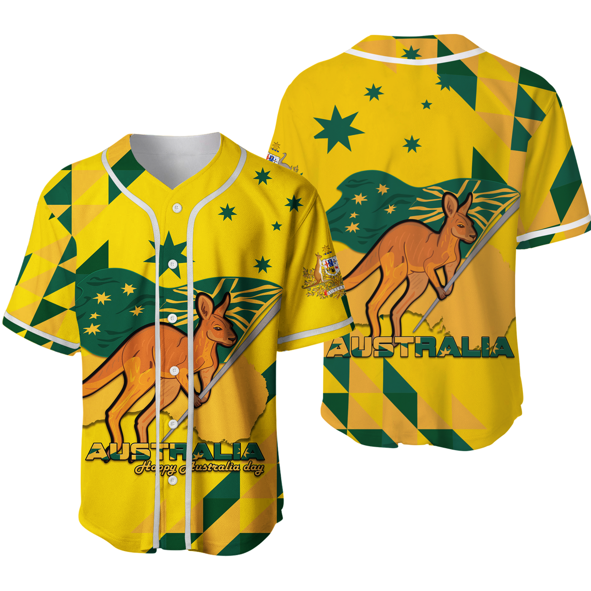 Australia Day Proud To Be Aussie Baseball Jersey 