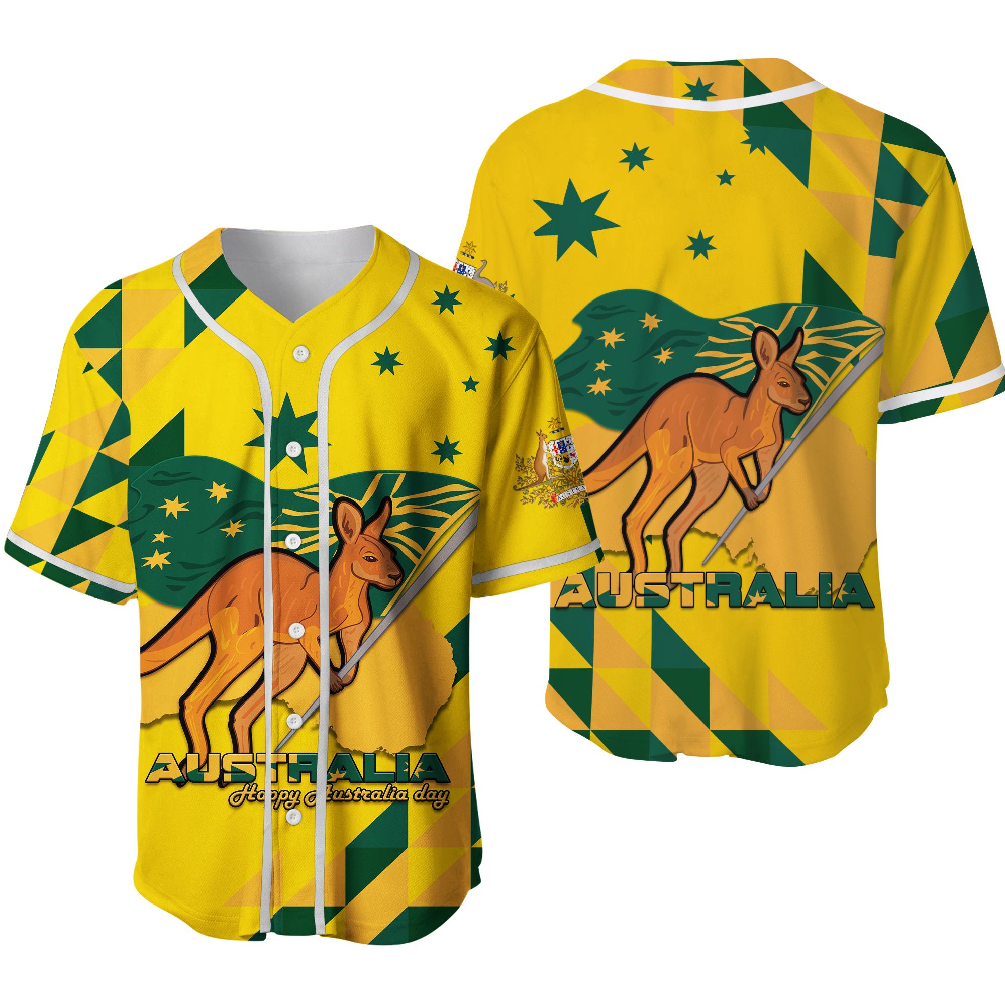 Australia Day Proud To Be Aussie Baseball Jersey 