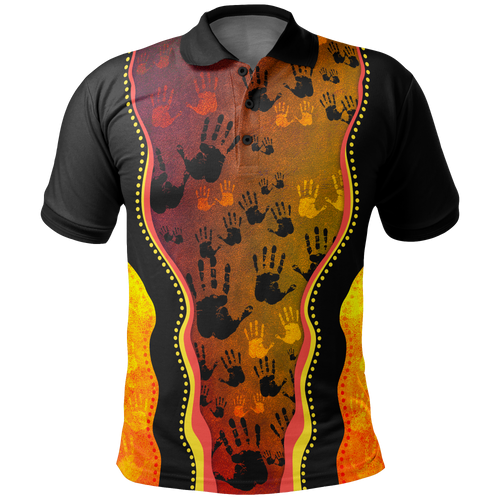 polo-shirt-aboriginal-patterns-shirt-golden-style-unisex