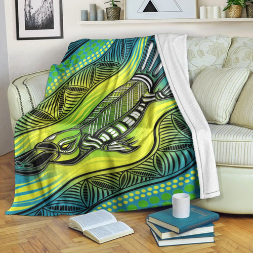 premium-blanket-aboriginal-platypus