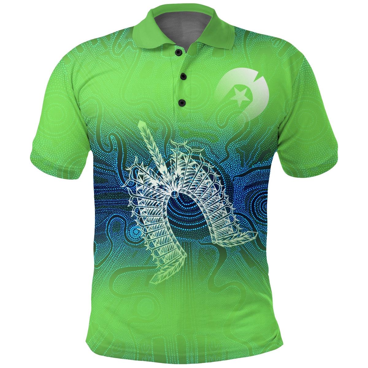 torres-strait-islands-polo-shirt-indigenous-dot-painting-art