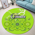 sydney-thunder-round-rug-aboriginal-style-of-dot