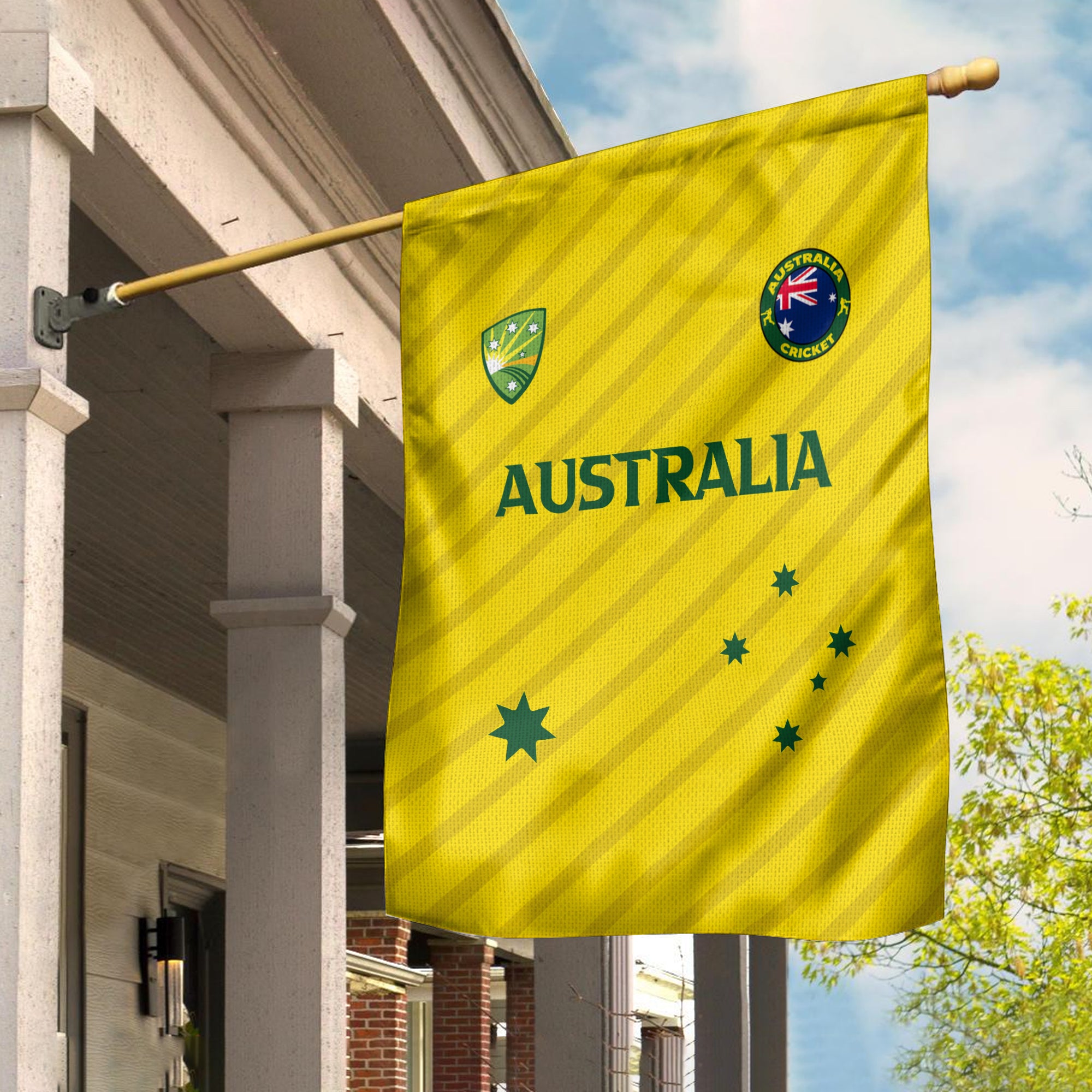 Australian Cricket Garden Flag - National Color - LT12