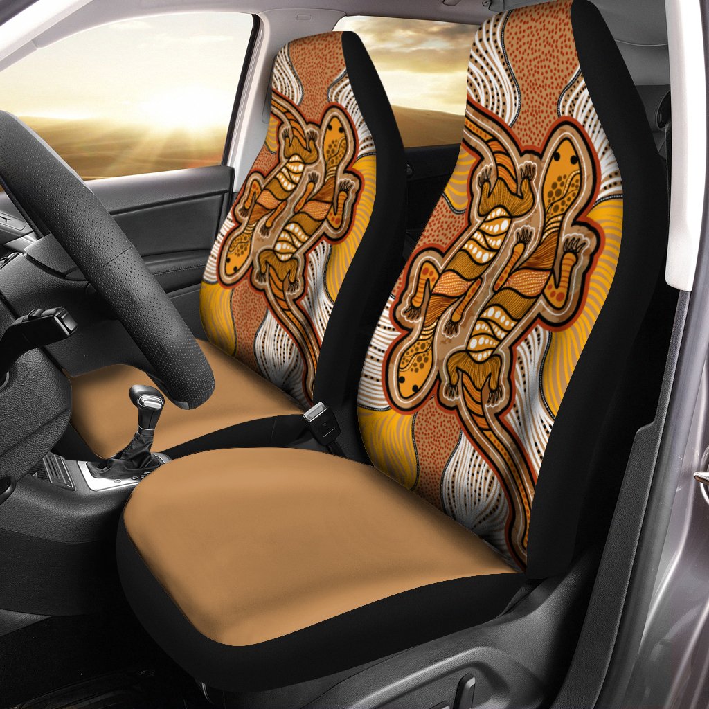 aboriginal-car-seat-covers-indigenous-two-lizard-vintage-stye