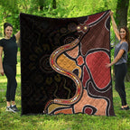 premium-quilts-aboriginal-snake-with-dot-painting