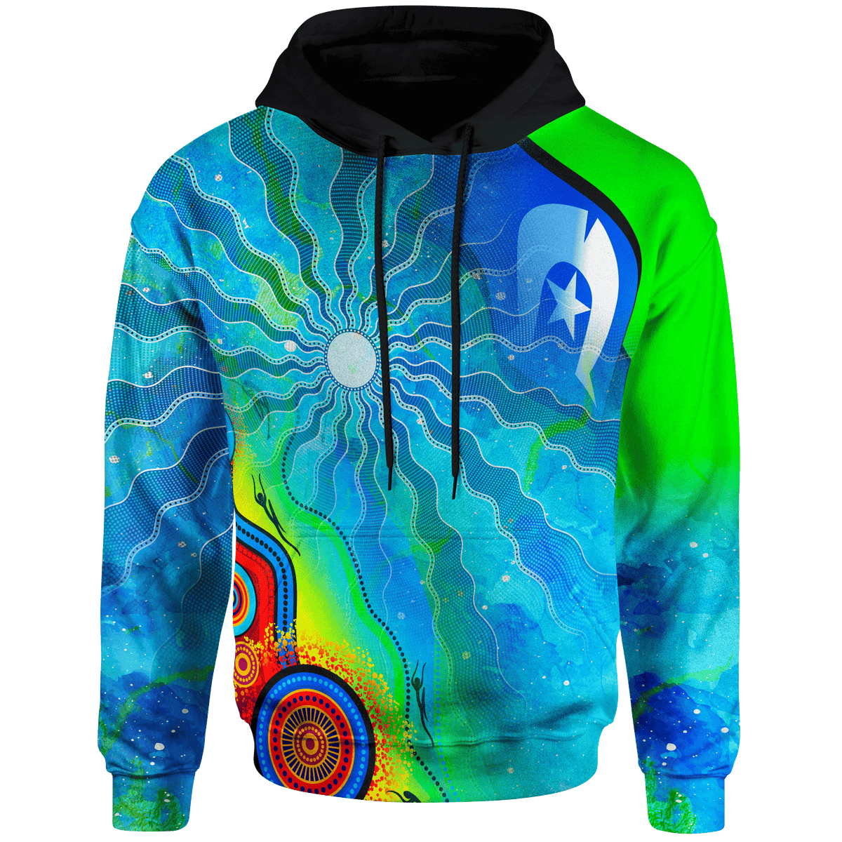 hoodie-torres-strait-islanders-flag-with-aboriginal-patterns