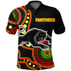panthers-polo-shirt-aboriginal-dot-painting