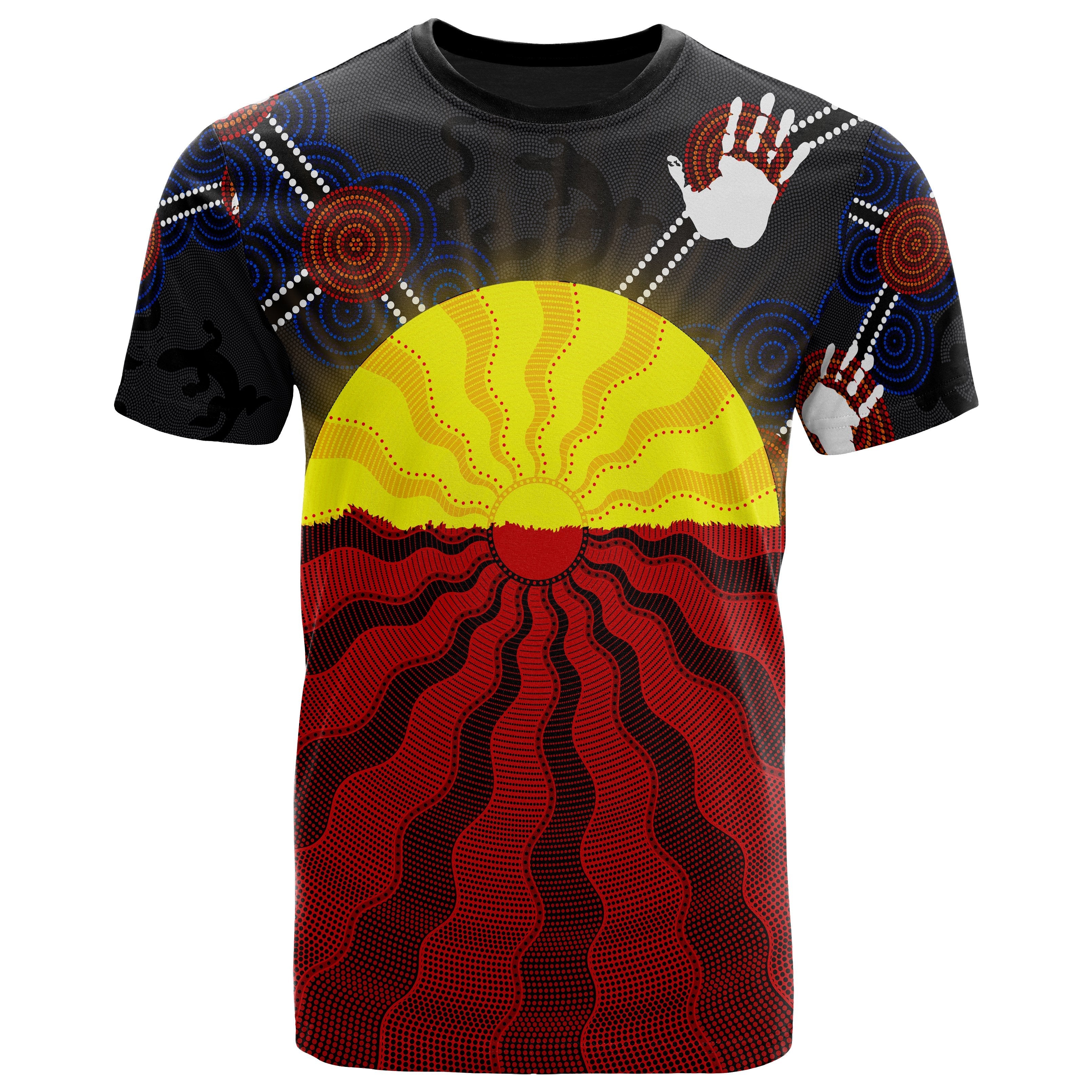 aboriginal-kid-t-shirts-aboriginal-lives-matter-flag-sun-dot-paintingfor-kid