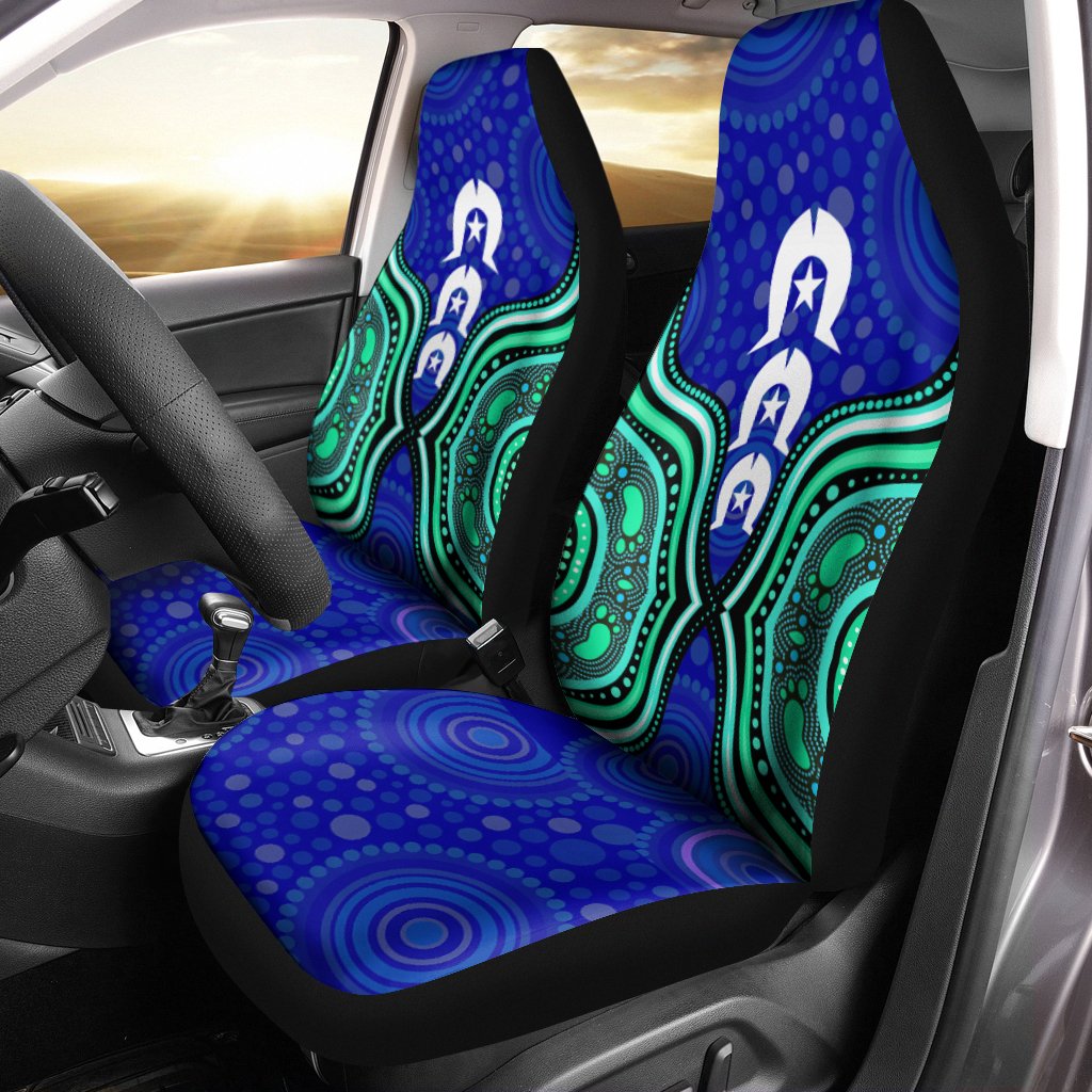 torres-strait-car-seat-covers-torres-strait-symbol-and-aboriginal-patterns