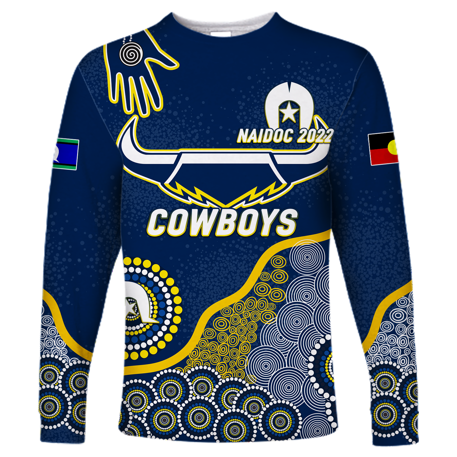 custom-personalised-cowboys-rugby-naidoc-2022-aboriginal-long-sleeve-shirt
