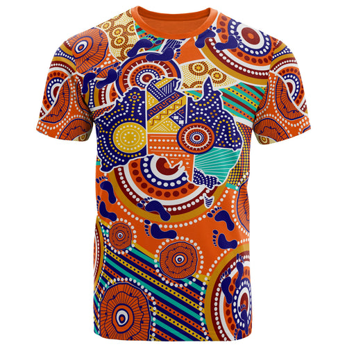kid-aboriginal-t-shirt-australian-map-dot-painting