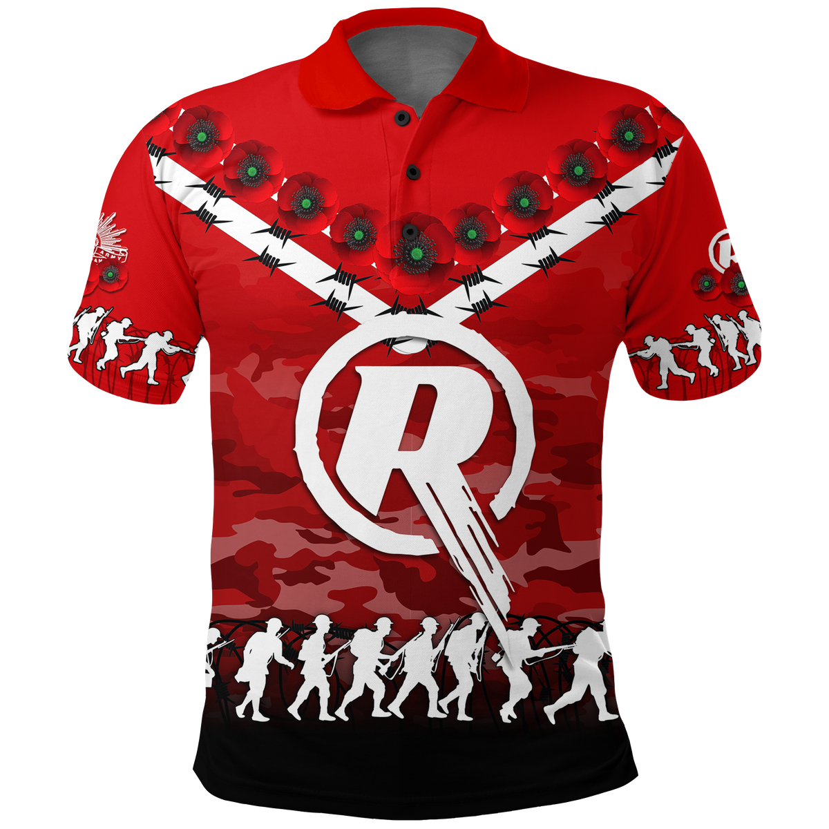 melbourne-renegades-anzac-2022-polo-shirt-camouflage-with-poppy