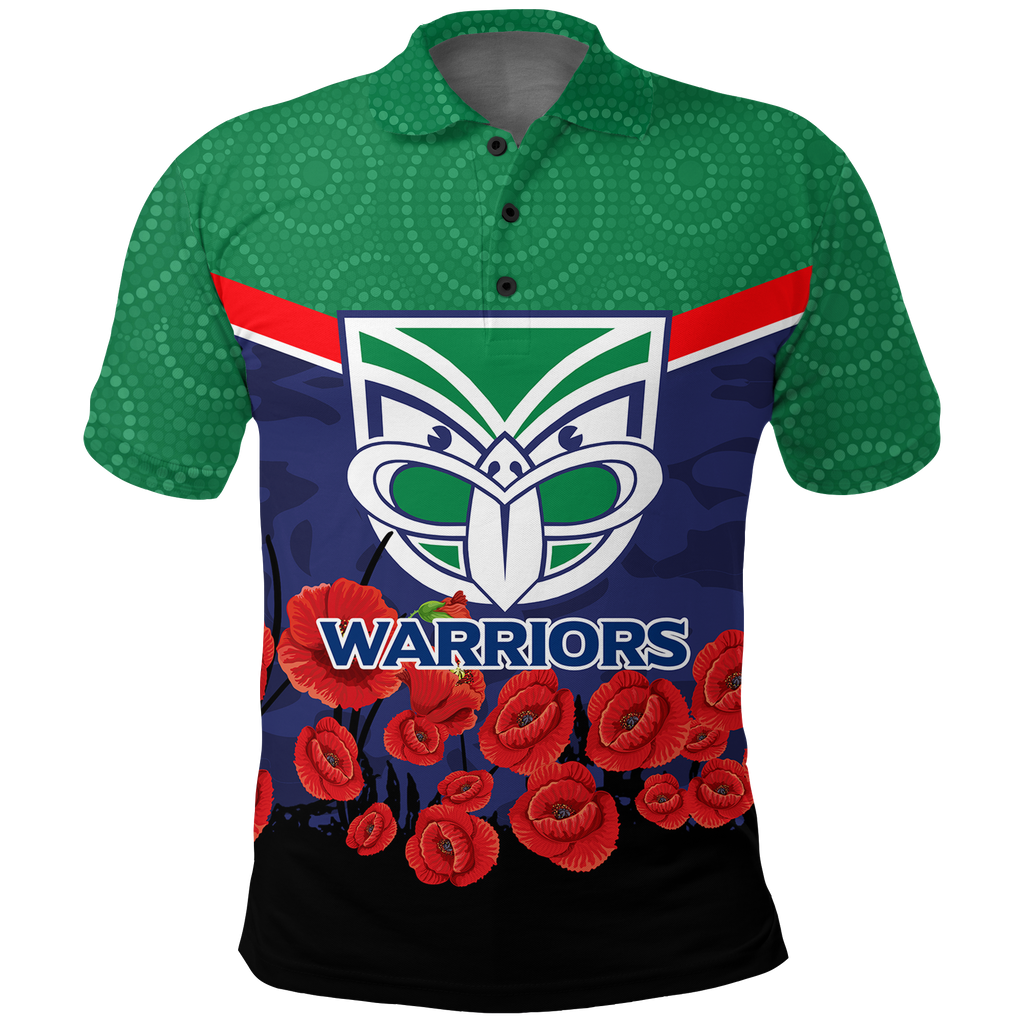 custom-personalised-new-zealand-warriors-anzac-day-indigenous-art-polo-shirt