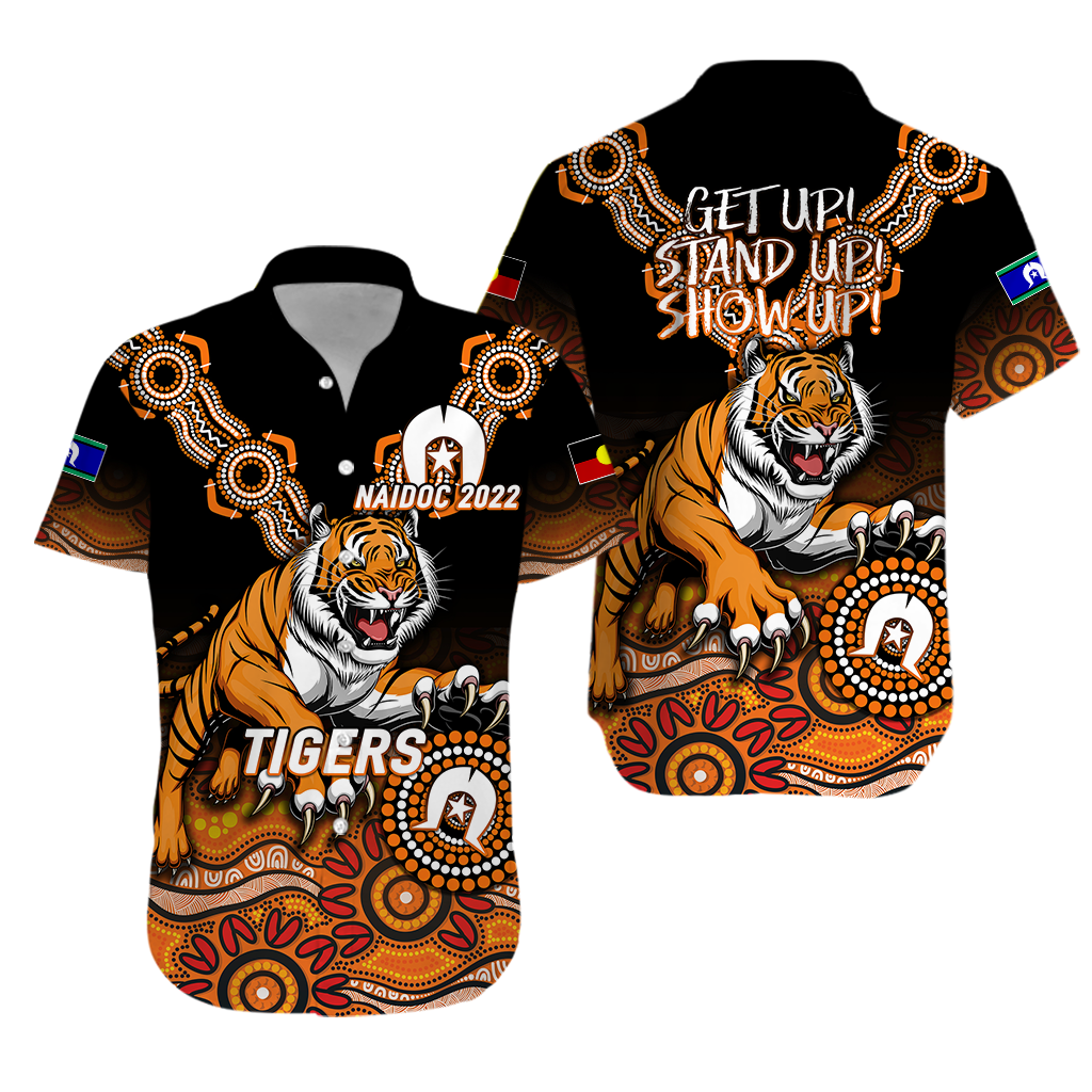 Tigers Rugby NAIDOC 2022 Aboriginal Hawaiian Shirt