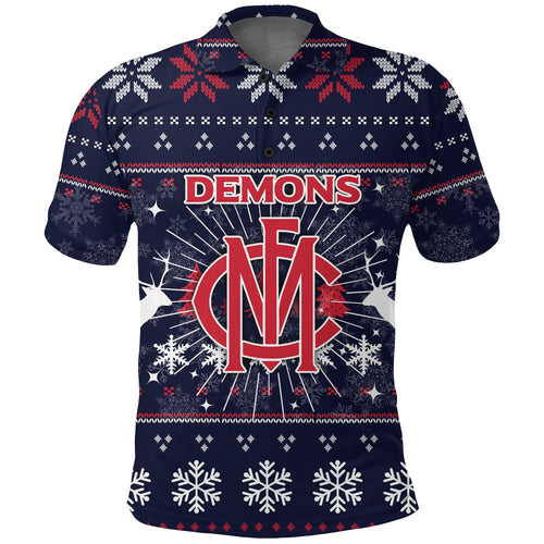 demons-polo-shirt-christmas-ugly-style