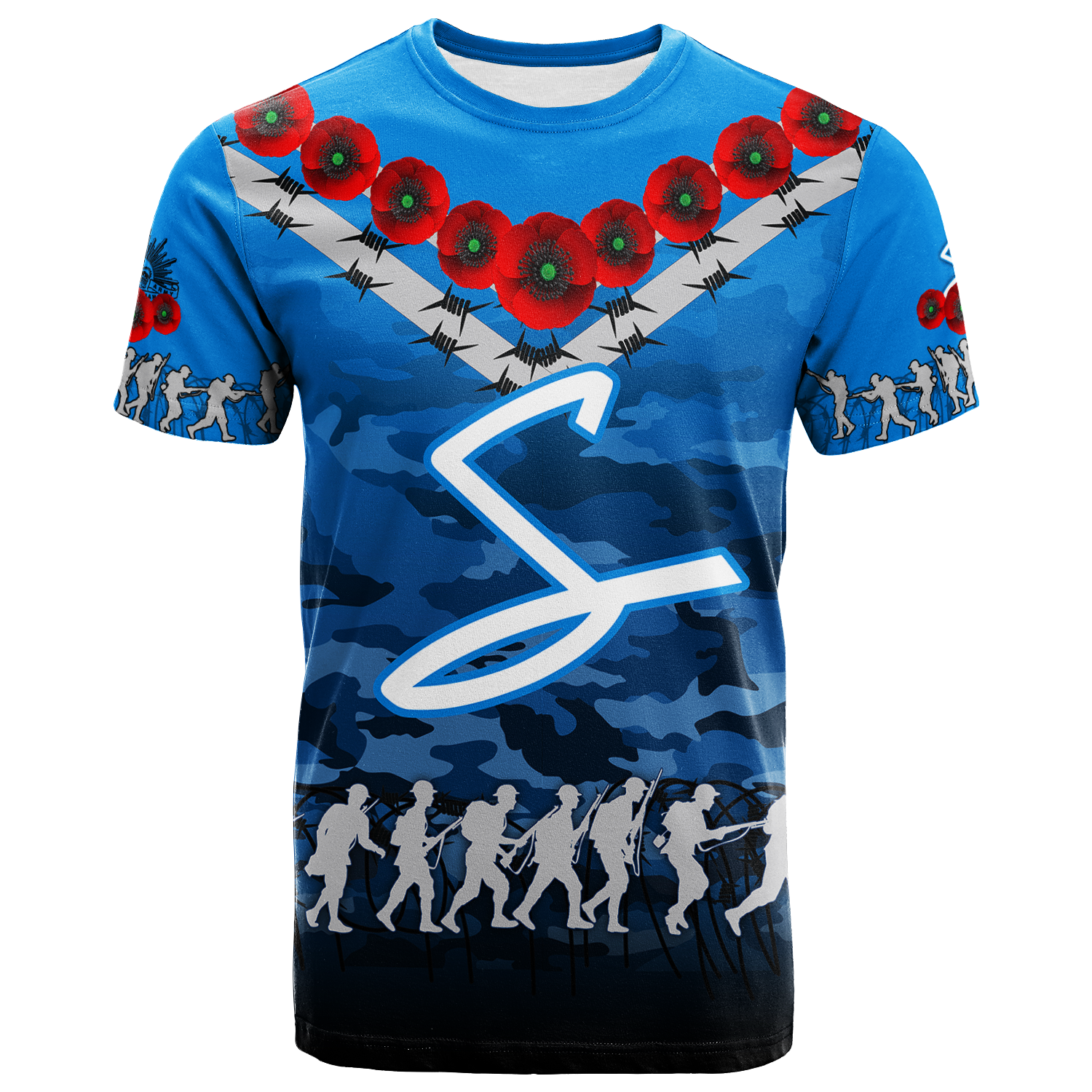 custom-personalised-adelaide-strikers-anzac-2022-t-shirt-camouflage-with-poppy