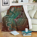 aboriginal-lizard-blanket-indigenous-dot-painting-art