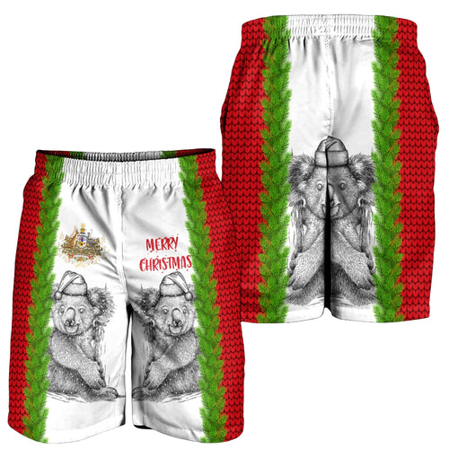 custom-christmas-mens-shorts-merry-christmas-koala