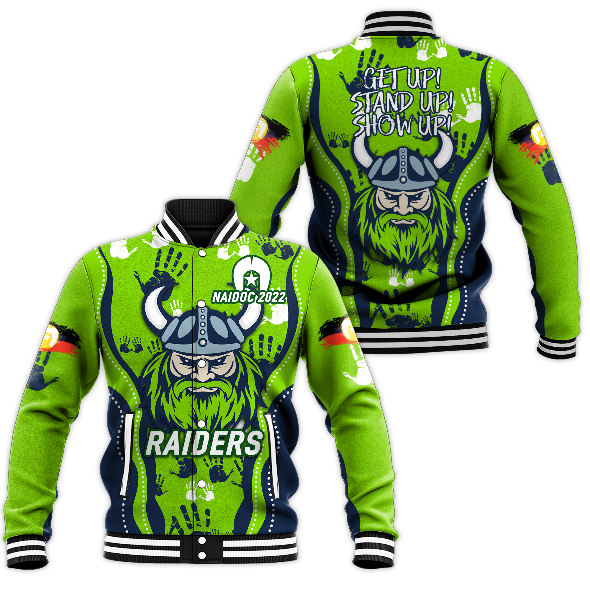 canberra-raiders-rugby-naidoc-2022-aboriginal-baseball-jacket
