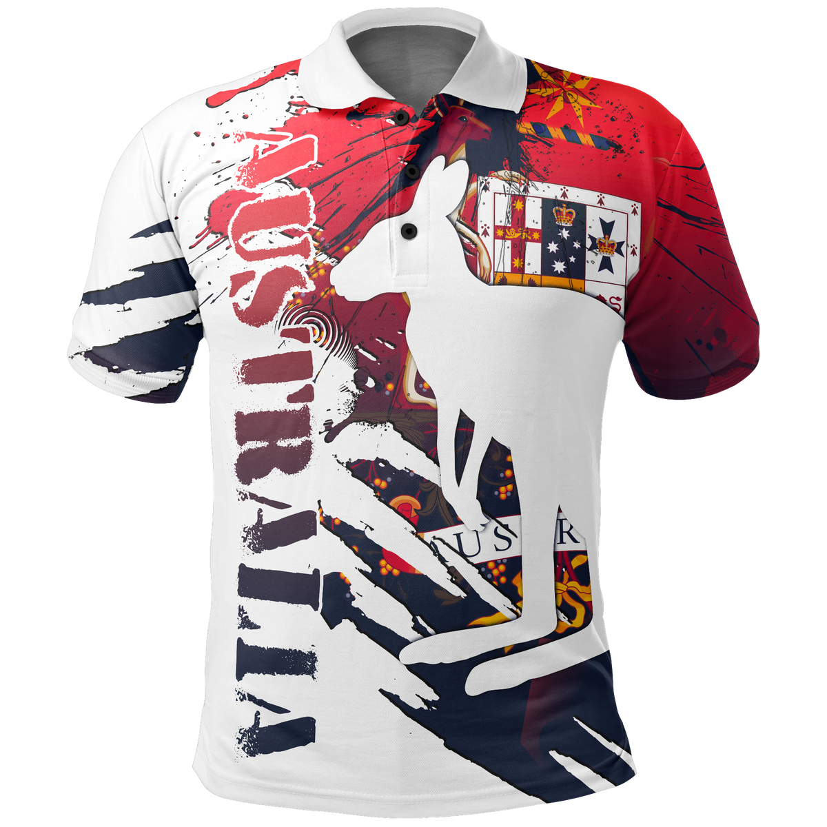polo-shirt-australian-coat-of-arms-shirt-kangaroo-unisex