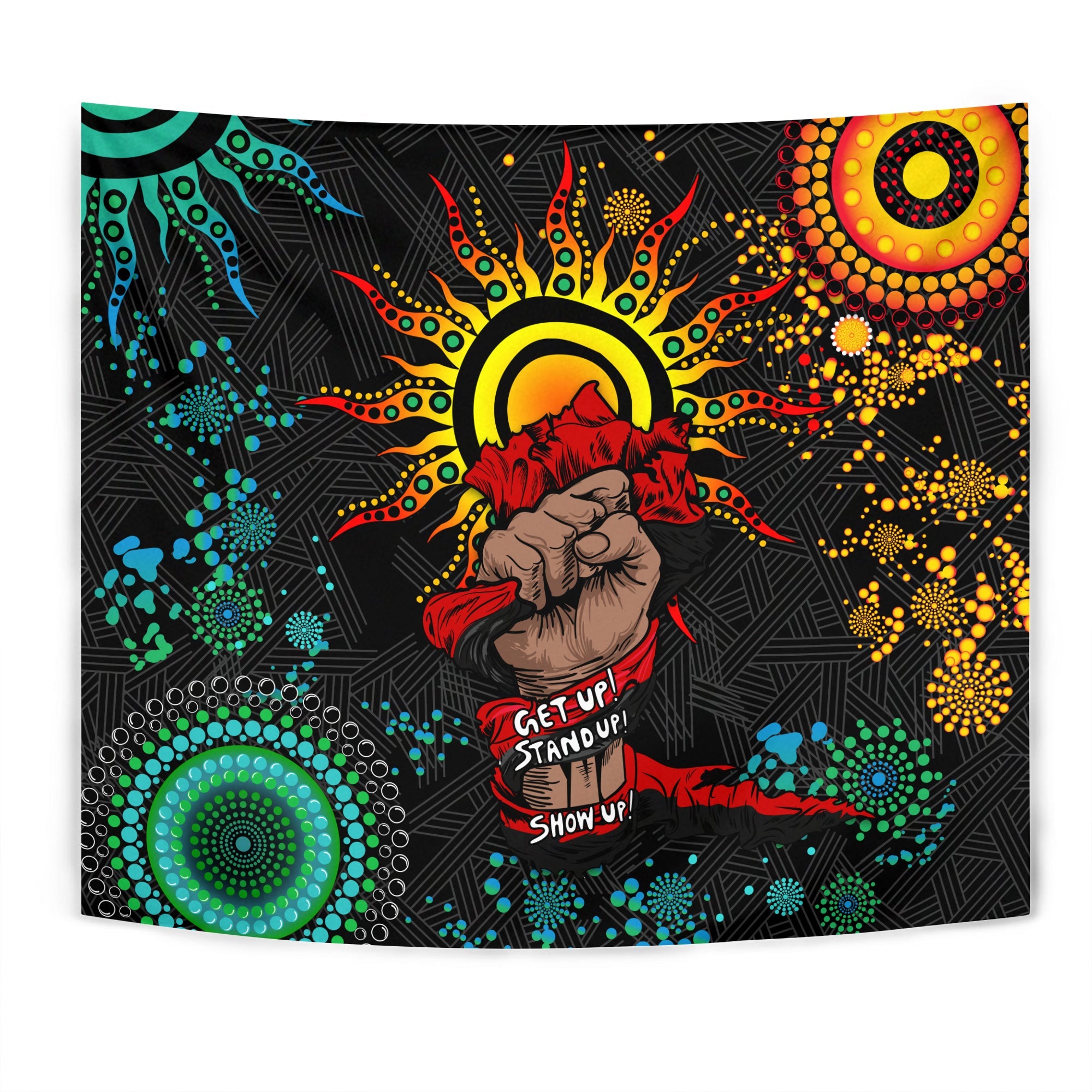 NAIDOC Week 2022 Aboriginal Art Unique Tapestry - LT12
