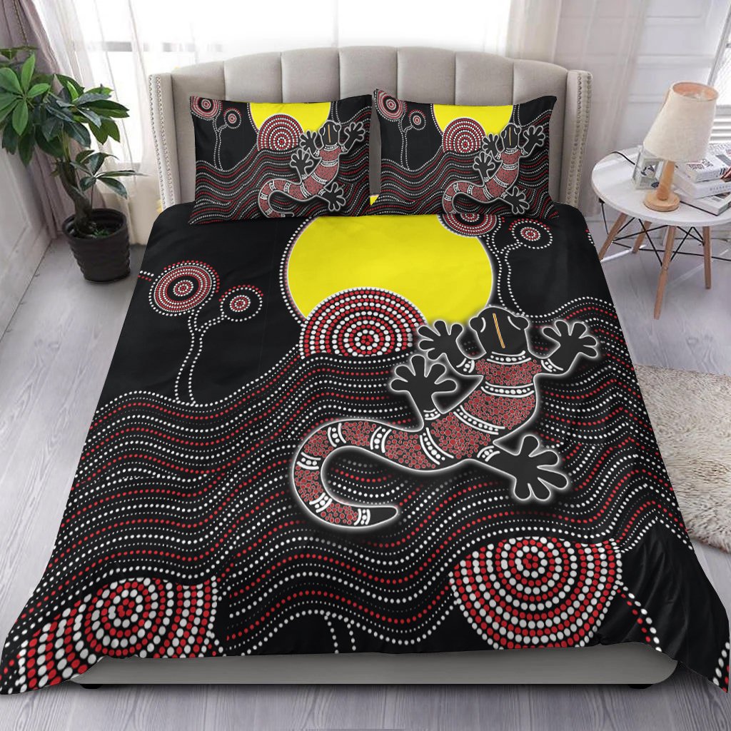aboriginal-bedding-set-gecko-with-aboriginal-sun