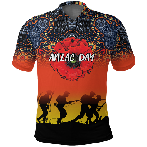 anzac-day-polo-shirt-aboriginal-dot-painting-art