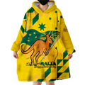 Australia Day Proud To Be Aussie Wearable Blanket Hoodie