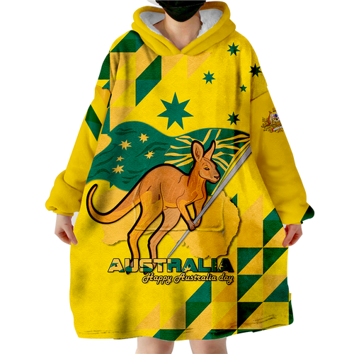 Australia Day Proud To Be Aussie Wearable Blanket Hoodie