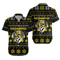 Richmond Football Club Hawaiian Shirt - Christmas Ugly Style