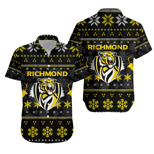 Richmond Football Club Hawaiian Shirt - Christmas Ugly Style