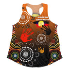 Naidoc Women's Racerback Tank - Heal Country 2021 - Vibe Hoodie