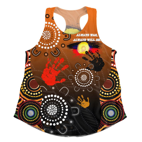 Naidoc Women's Racerback Tank - Heal Country 2021 - Vibe Hoodie