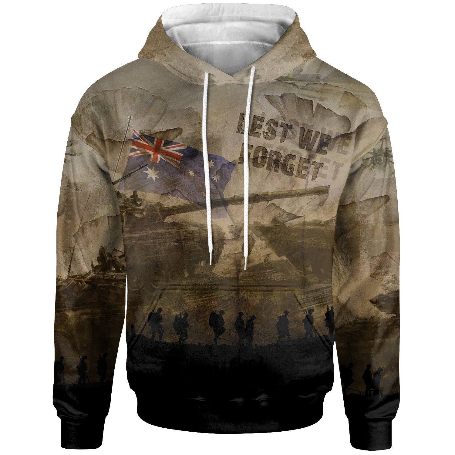 anzac-day-2021-hoodie-lest-we-forget-vintage-style