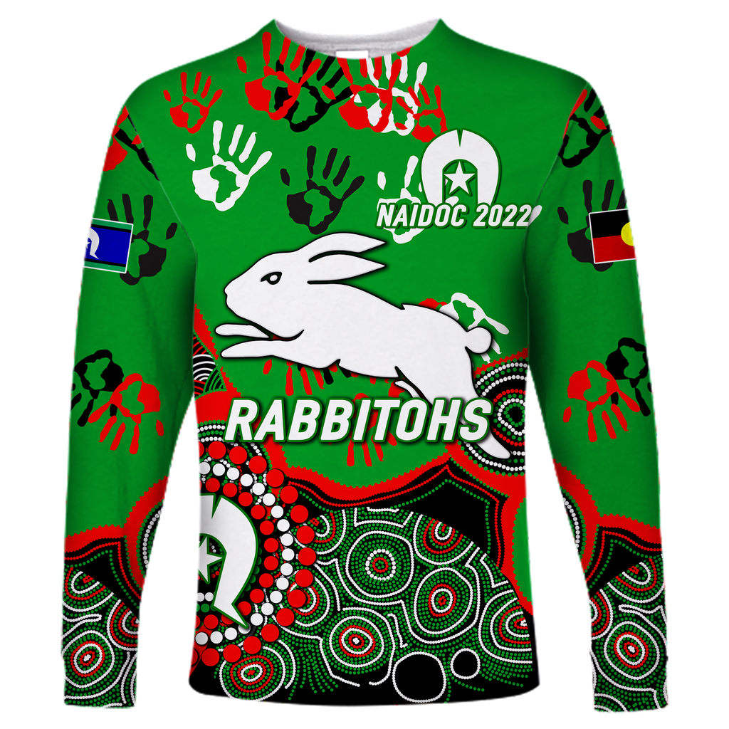 custom-personalised-rabbitohs-rugby-naidoc-2022-aboriginal-long-sleeve-shirt