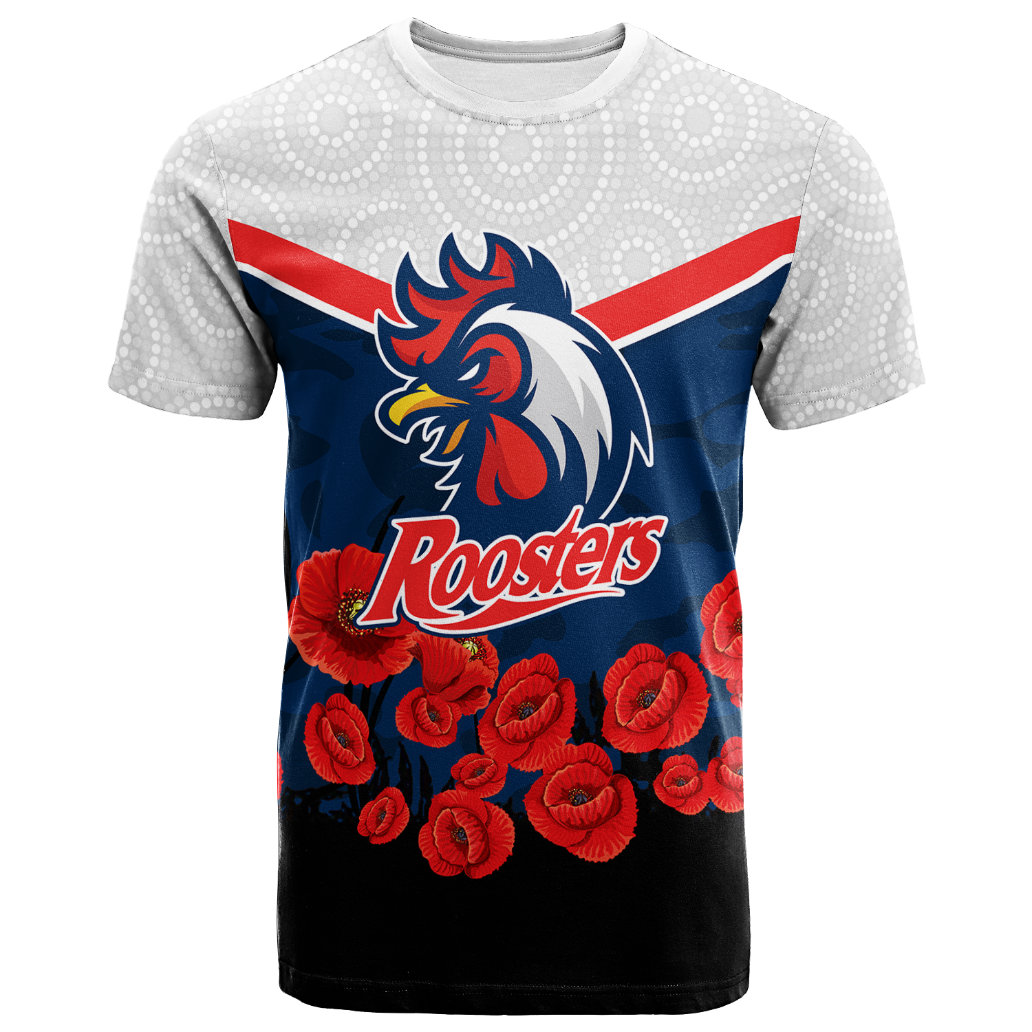 custom-personalised-roosters-anzac-day-t-shirt-indigenous-art