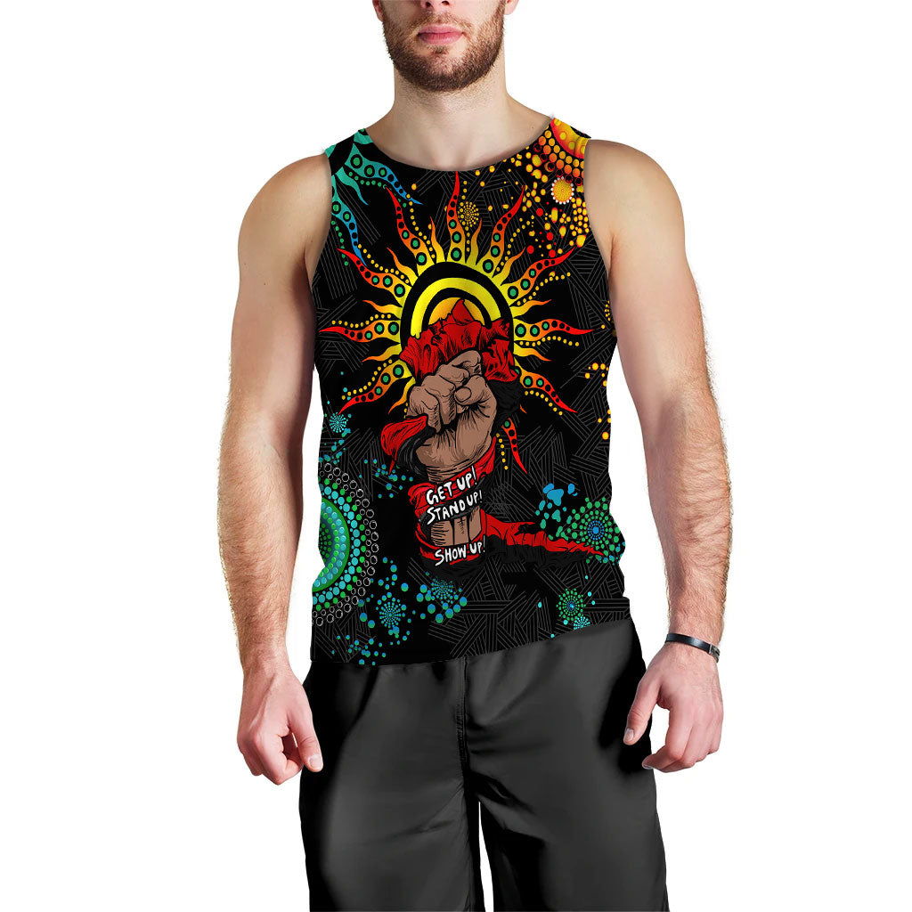 NAIDOC Week 2022 Aboriginal Art Unique Men Tank Top - LT12