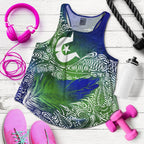 Torres Strait Islander Women's Racerback Tank - Feather Torres Aether BN15T - Vibe Hoodie
